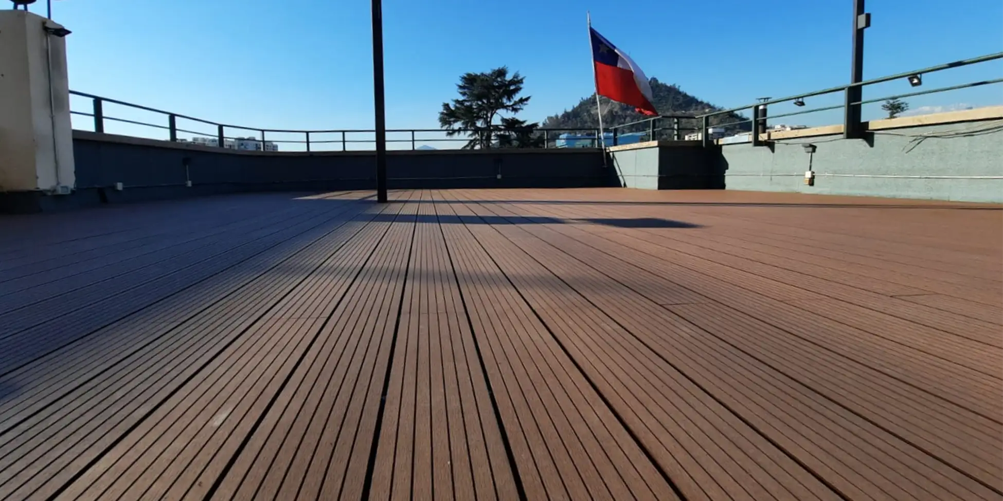 Deck-WPC pegado